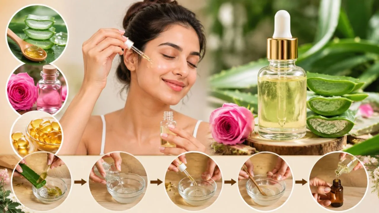 DIY Face Serum: 30 की उम्र के बाद चेहरा लगने लगा है थका और बेजान तो घर पर बनाएं ये आसान फेस सीरम