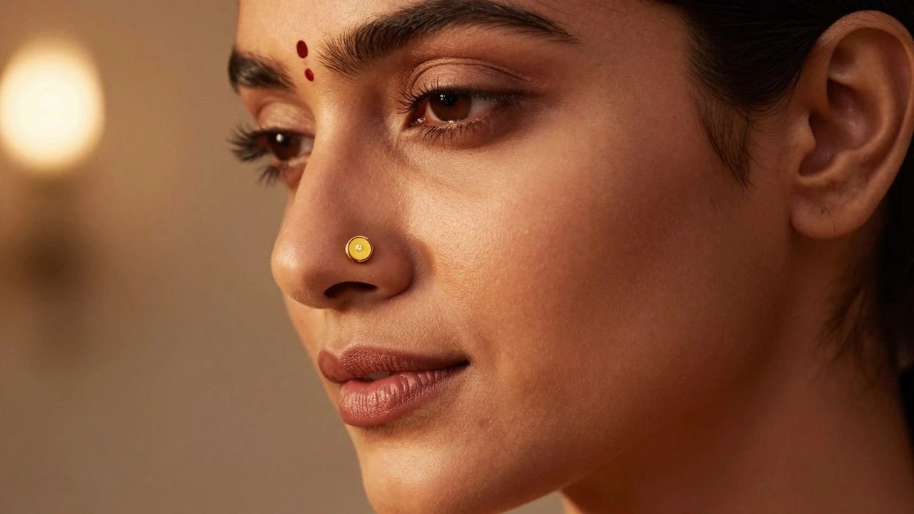 Gold Nose Pin Designs
