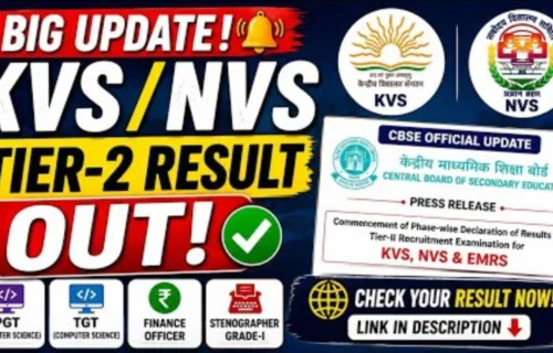 KVS NVS Tier 2 Result 2026