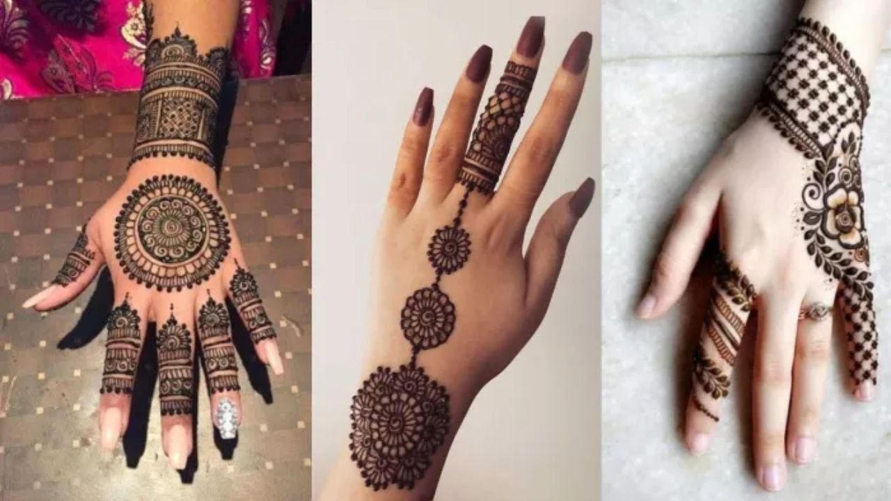 Hariyali Teej Mehndi Design