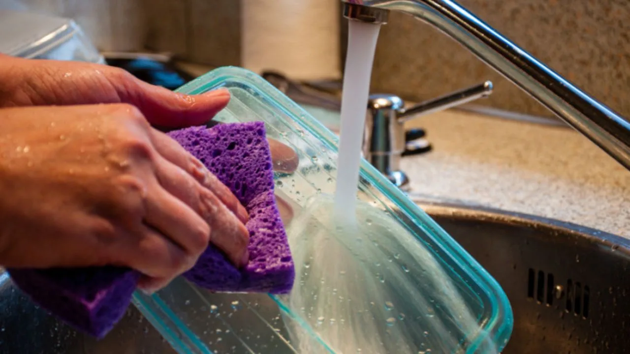 How to Clean Kitchen Containers