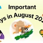 Important Days in August 2026