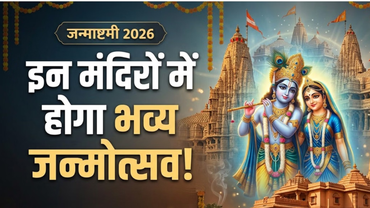 Janmashtami 2026: परिवार के साथ बनाएं इन 5 प्रमुख कृष्ण धामों की यात्रा का प्लान, जानिए शुभ मुहूर्त और दर्शन का महत्व