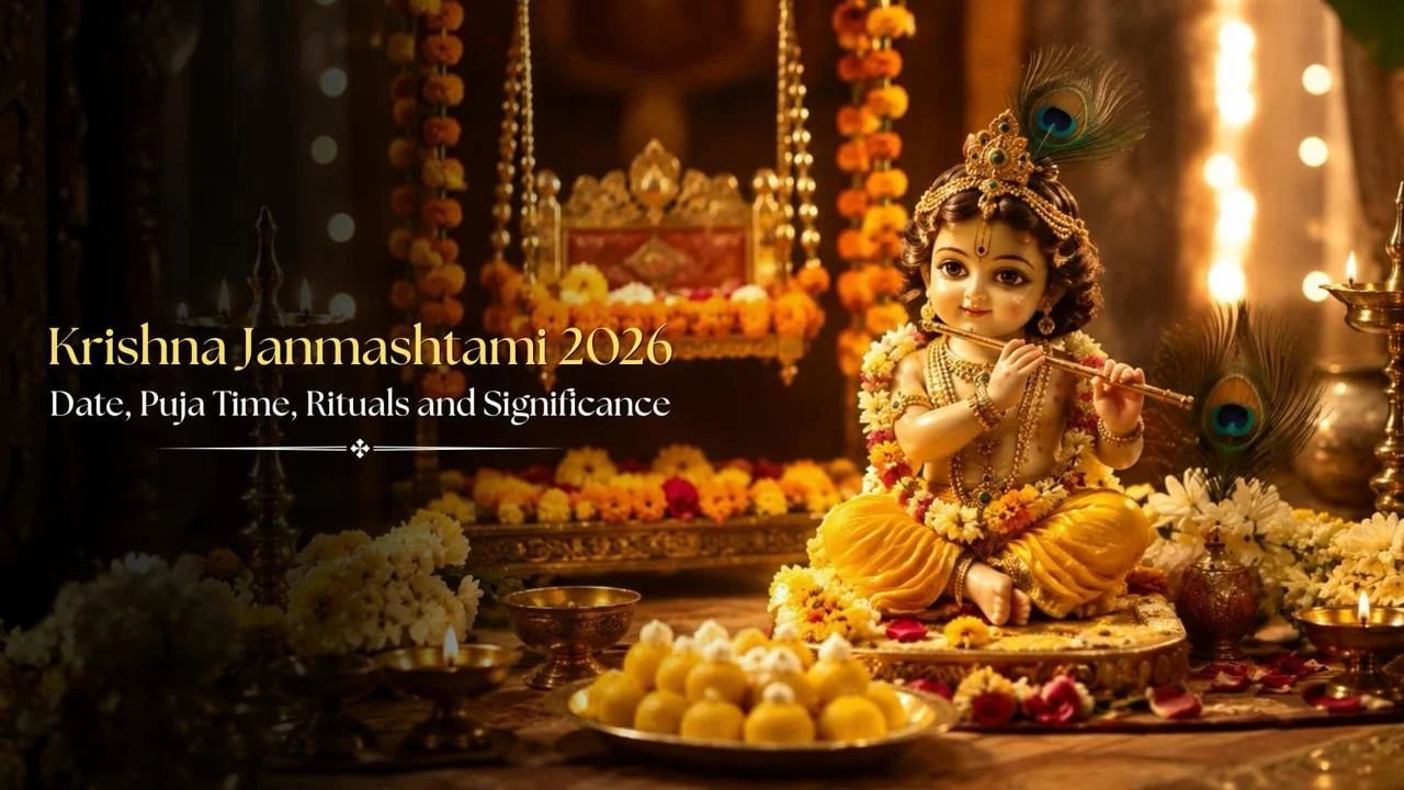 Krishna Janmashtami 2026 : कृष्ण जन्माष्टमी 2026 कब है 3 या 4 सितंबर, नोट करें सही तारीख और पूजा मुहूर्त
