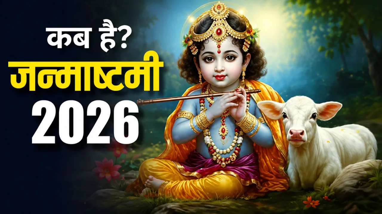 Krishna Janmashtami 2026: कब है श्रीकृष्ण जन्माष्टमी, जानें सही तिथि, पूजा का शुभ मुहूर्त और पूरी विधि