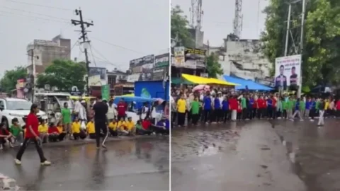 Lucknow Student Protest: लखनऊ में जेन अल्फा छात्राओं का प्रदर्शन, स्कूल में शिक्षक और सुविधाओं की कमी को लेकर सड़क जाम