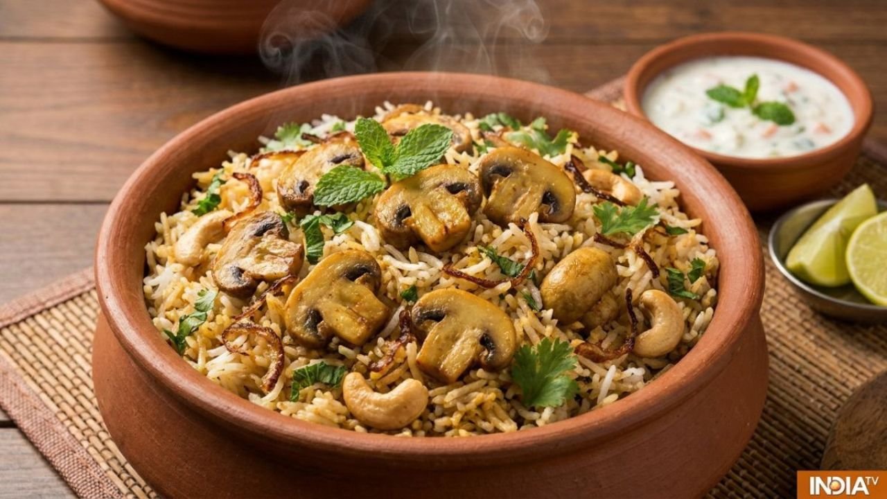 Mushroom Biryani
