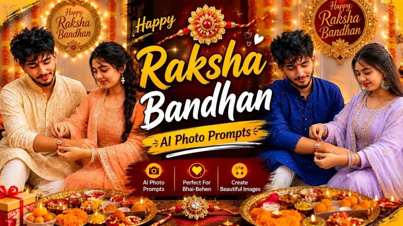 Raksha Bandhan AI Image Prompts: रक्षाबंधन पर AI से बनाएं भाई-बहन की तस्वीरें खास, पाएं सिनेमैटिक और रियलिस्टिक लुक