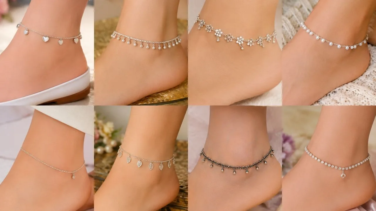 Silver Payal Designs: चांदी की पायल के 8 लेटेस्ट सिंगल लेयर डिजाइन, त्योहार और रोज के लिए परफेक्ट