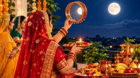 चौठचंद्र आज मणिकांचन योग के साथ, मिथिला परंपरा में अर्घ्य और आधा चांद वाला उपाय