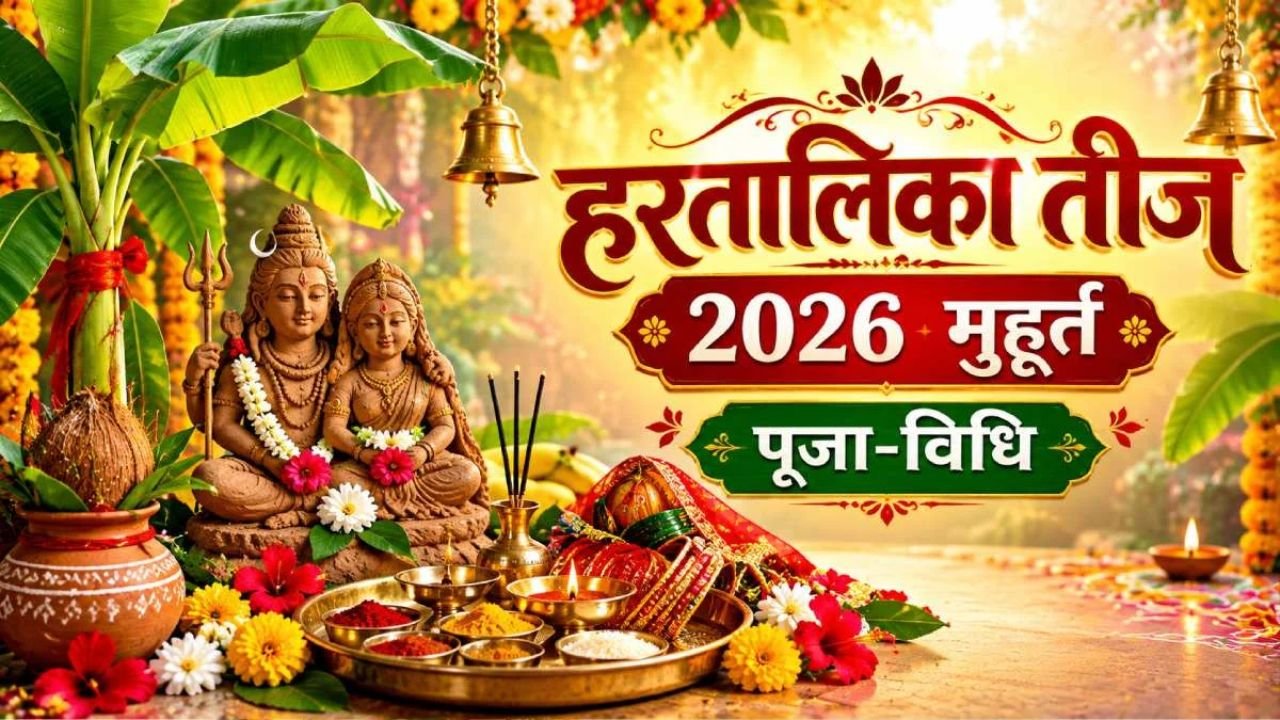 Hartalika Teej 2026: 14 सितंबर को हरतालिका तीज, जानें पूजा मुहूर्त, विधि और व्रत कथा