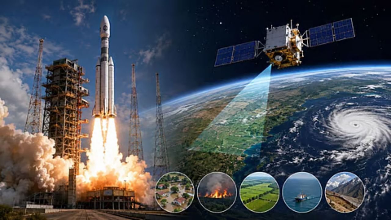 ISRO EOS-05 Satellite Launch: 36 हजार किलोमीटर से हर पांच मिनट में निगरानी करेगा भारत का पहला जियो इमेजिंग सैटेलाइट