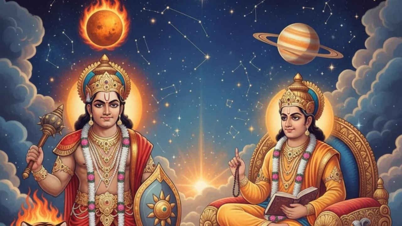 Mangal Guru Yuti 2026: मंगल-गुरु का शुभ संयोग, 18 सितंबर से इन राशियों की चमकेगी किस्मत, धन और करियर में मिलेगी बड़ी सफलता