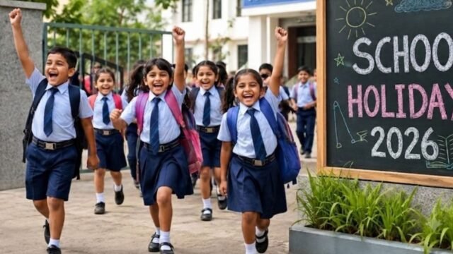 October School Holiday List 2026