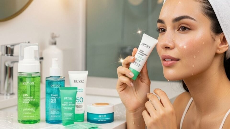 Storing Skincare in Bathroom