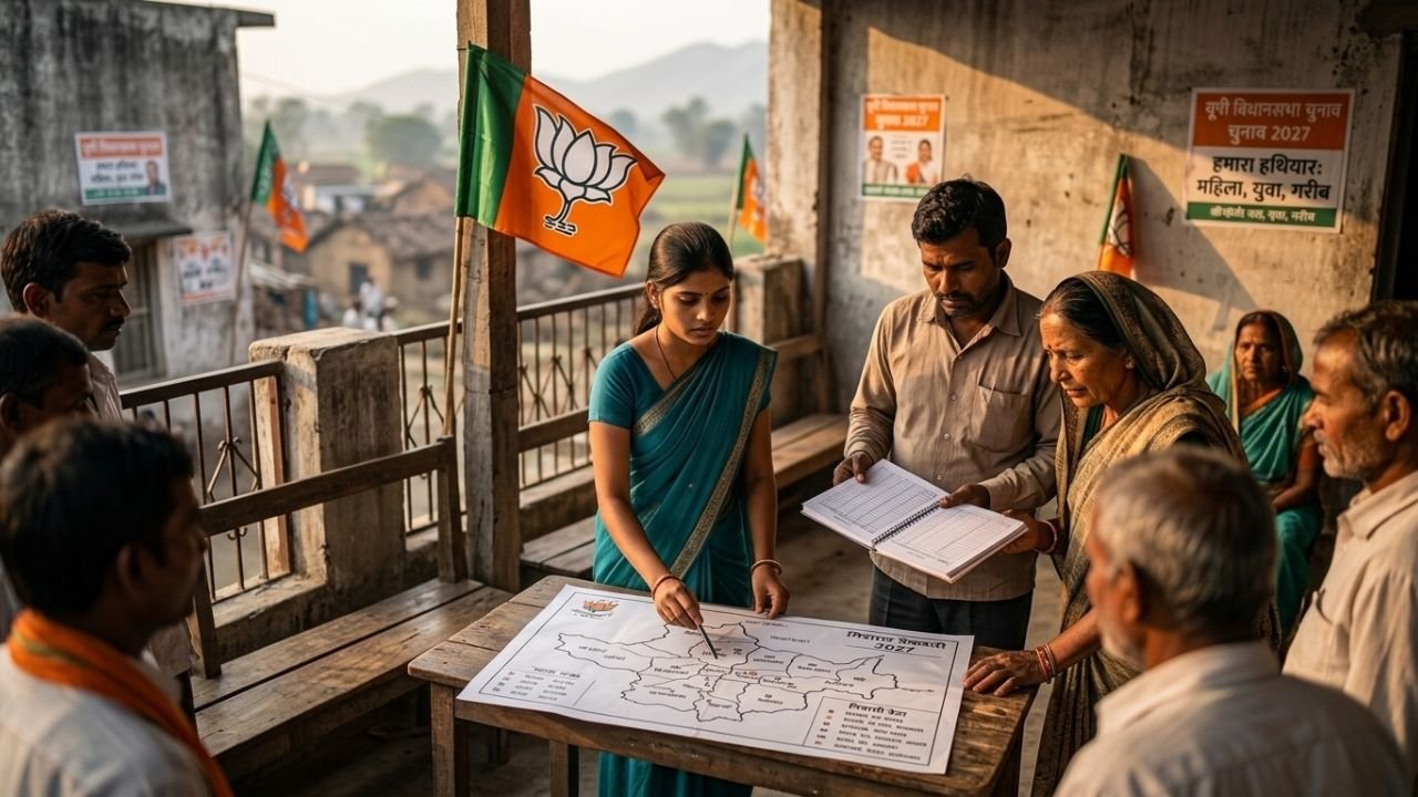 यूपी विधानसभा चुनाव 2027 में भाजपा का मिशन रिकवरी, 18900 बूथों पर नई रणनीति