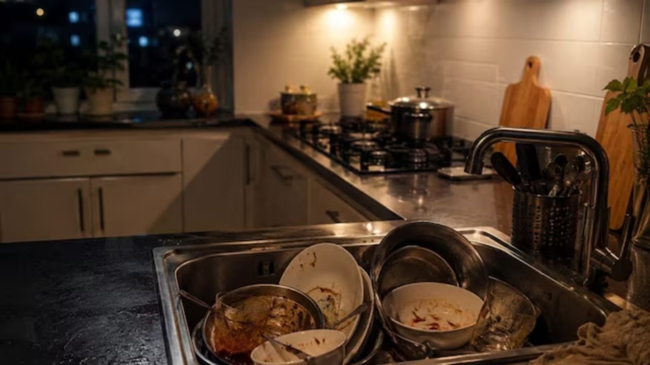 Vastu Tips for Kitchen: किचन सिंक में रात भर गंदे बर्तन छोड़ना वास्तु में क्यों ठीक नहीं माना जाता