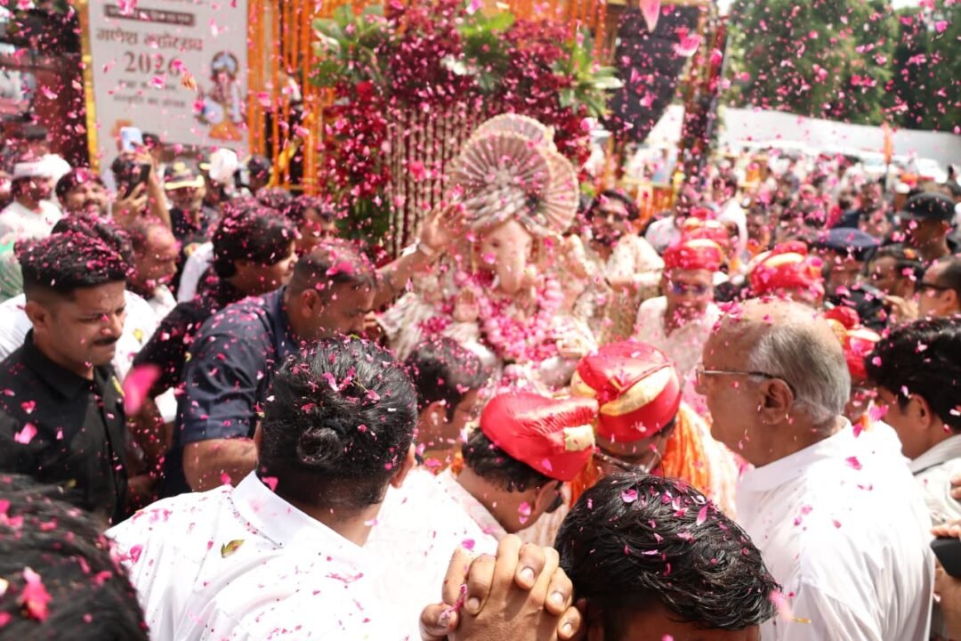 फरीदाबाद गणेश महोत्सव 2026 का भव्य शुभारंभ, शोभायात्रा के साथ हुई बप्पा की स्थापना