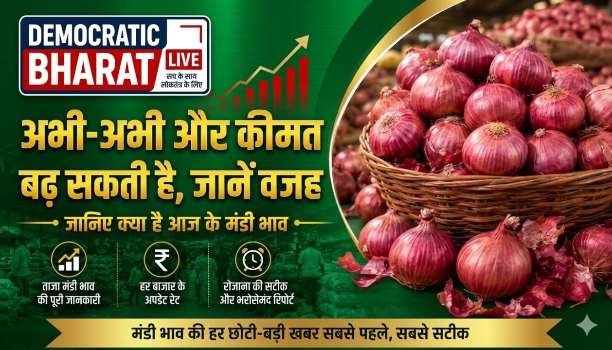 Pyaj Mandi Bhav: आवक और खरीदारी के बीच दाम ऊंचे स्तर पर, जानें आज के ताजा भाव