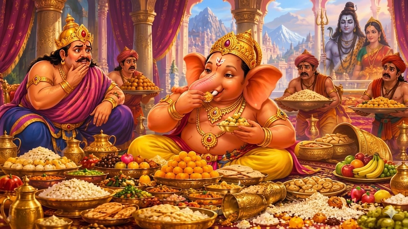 Ganesh Chaturthi Special: गणेश चतुर्थी विशेष, कुबेर के खजाने से भी नहीं भरी गणेश जी की भूख, ऐसे टूटा धन के देवता का अहंकार