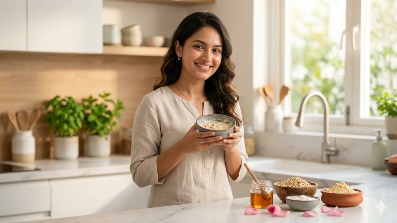 DIY Face Cleanser: घरेलू फेस क्लींजर, साबुन छोड़कर बेसन दूध, दही शहद और ओट्स से सफाई