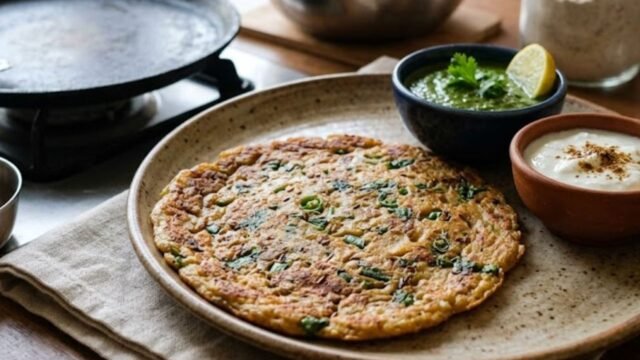 Singhara Atta Cheela Recipe