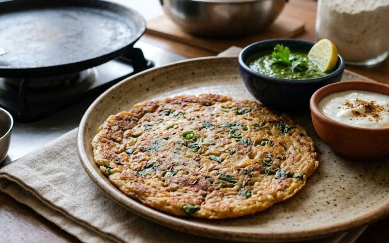 Singhara Atta Cheela Recipe