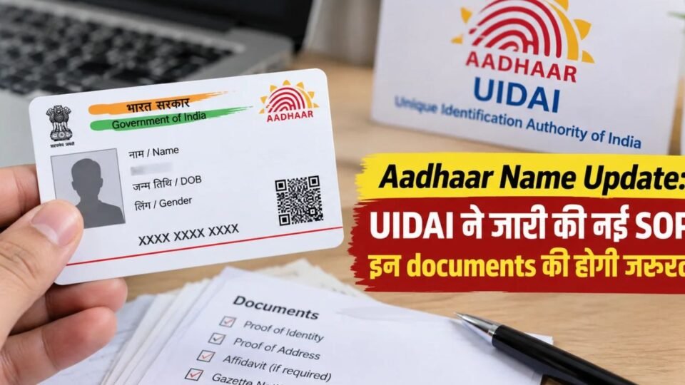 UIDAI New Rule: आधार नाम अपडेट के नए नियम; UIDAI की SOP में क्या बदला, जानें जरूरी बातें?