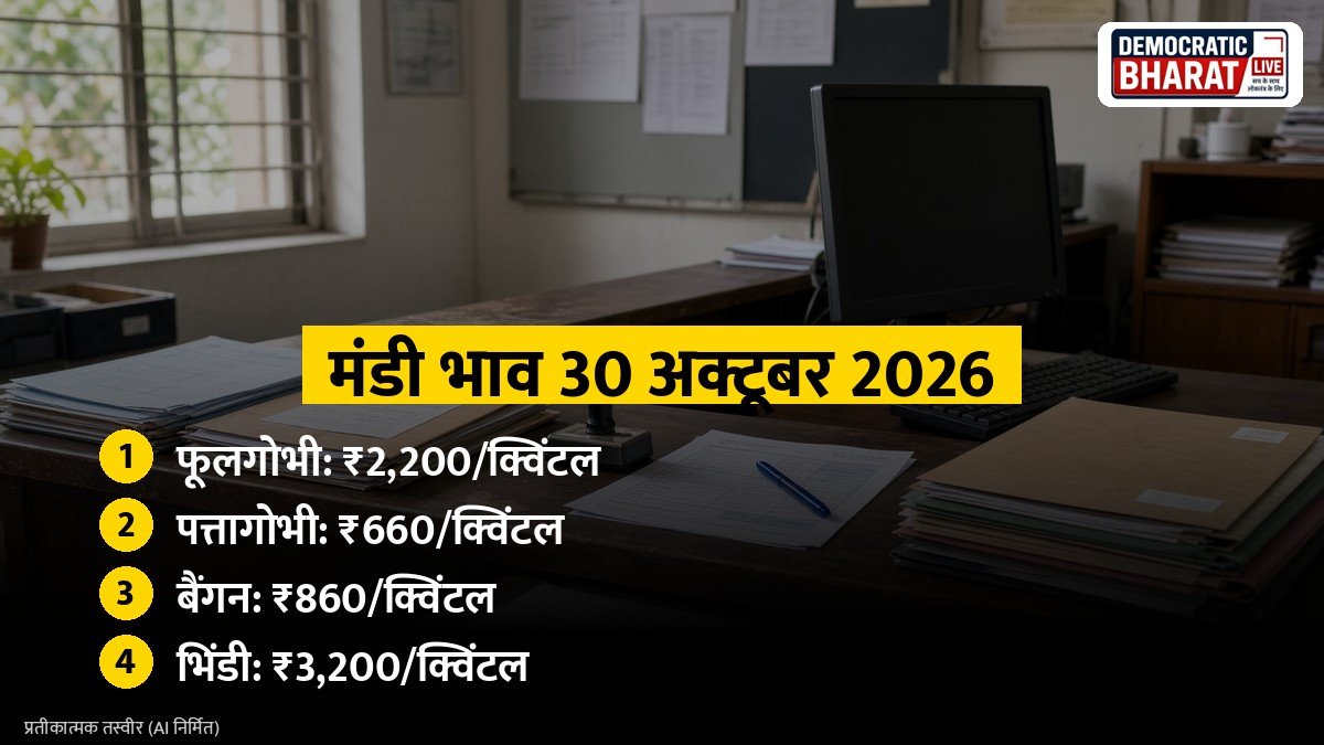 मंडी भाव 30 अक्टूबर 2026