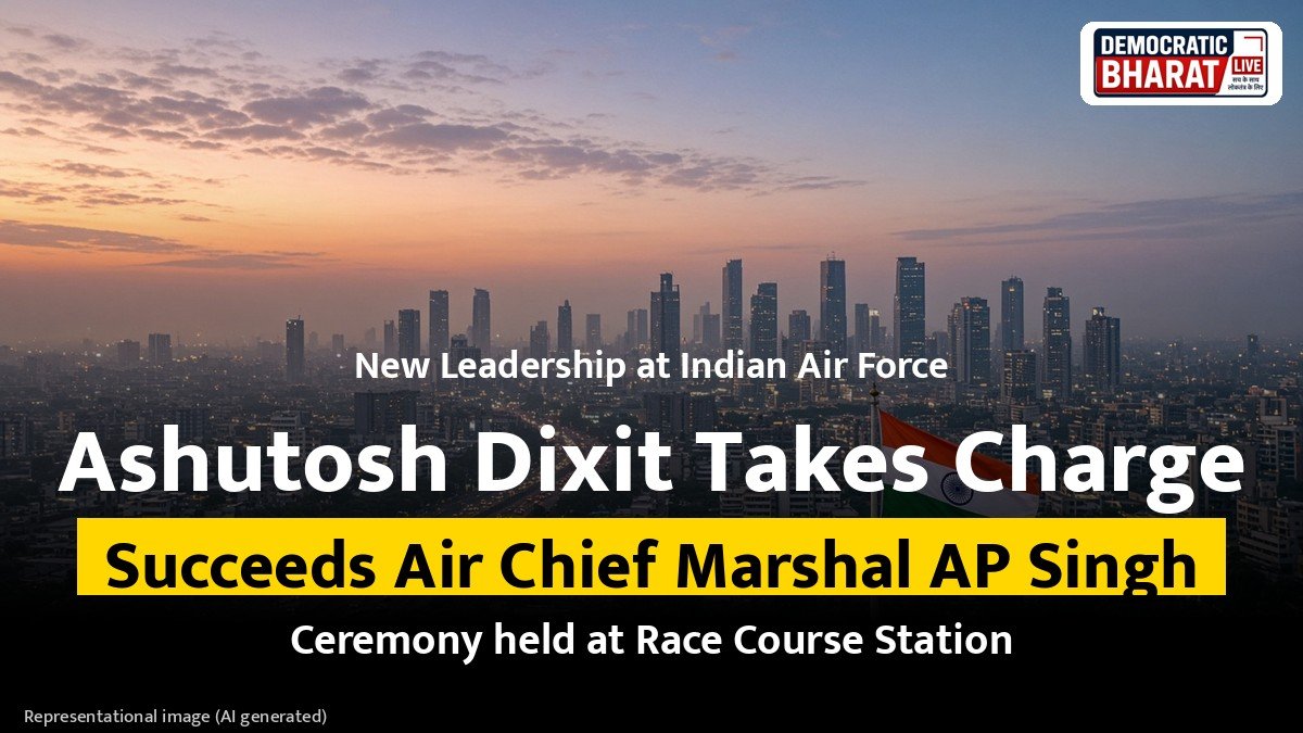 BREAKING: Air Chief Marshal Ashutosh Dixit assumes command as the new Chief of Air Staff