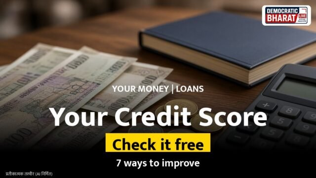 Representational image of a credit score meter