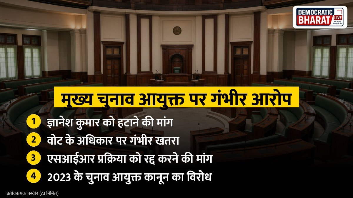 मुख्य चुनाव आयुक्त पर गंभीर आरोप