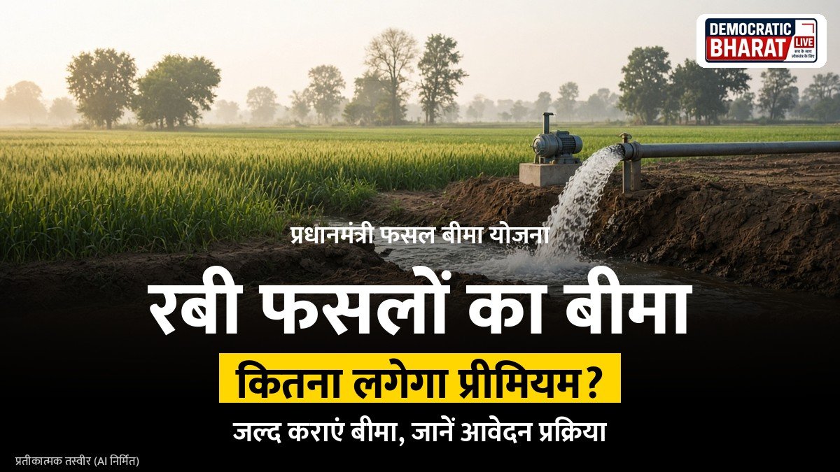 रबी फसलों के लिए प्रधानमंत्री फसल बीमा योजना पर ग्राफिक