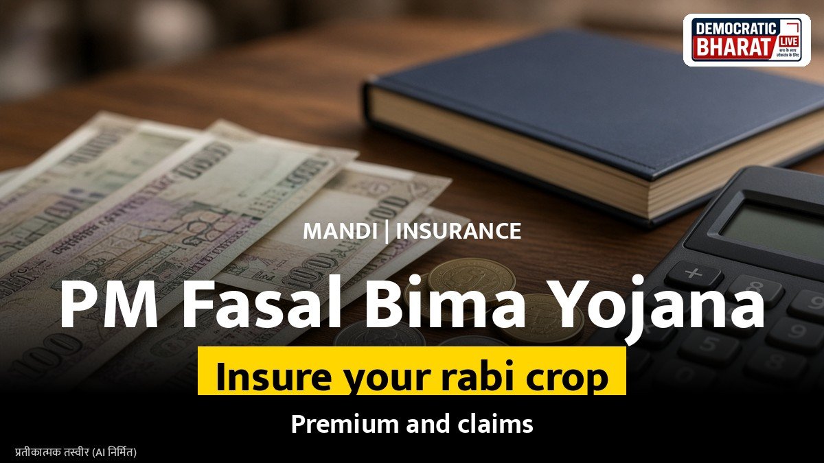 Representational image of a farmer in a damaged field