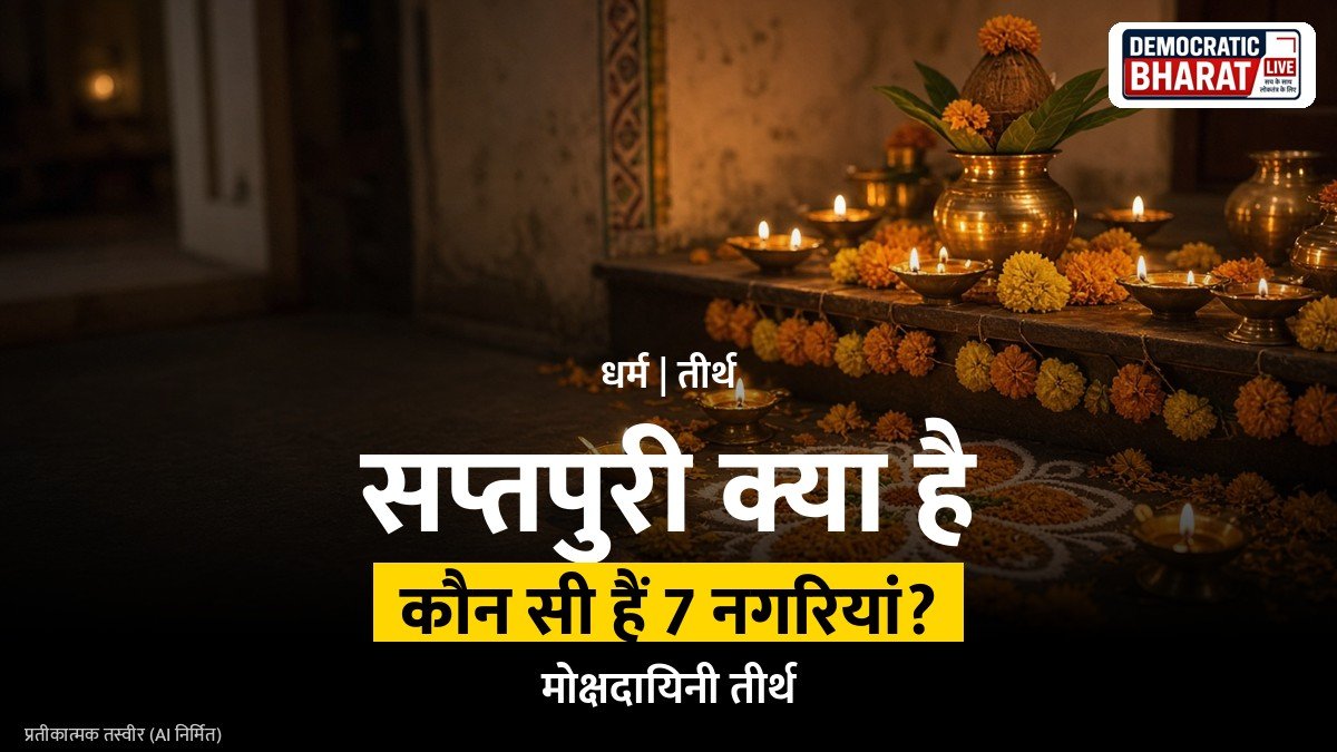 नदी किनारे घाट और मंदिरों का प्रतीकात्मक चित्र