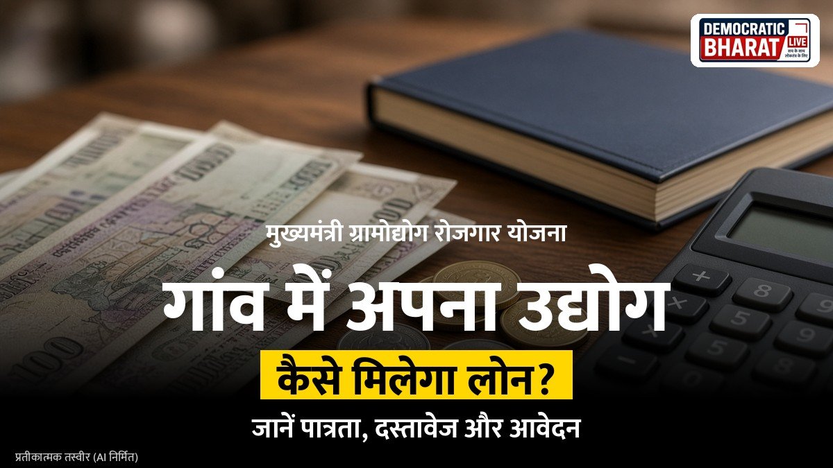 मुख्यमंत्री ग्रामोद्योग रोजगार योजना में लोन पर ग्राफिक
