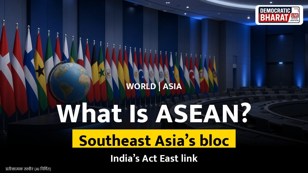 Representational image of Southeast Asian flags